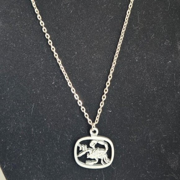 Scorpion Brutalist Zodiac Pewter Pendant TYR SWEDEN - Picture 6 of 6